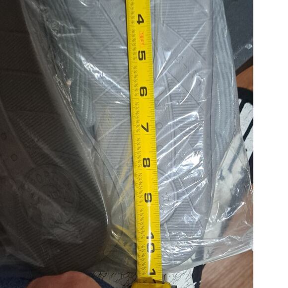 Gray Closed Toe Warm Plush Slip On Slippers Unisex Sz 44-45 US-12 - Picture 5 of 7